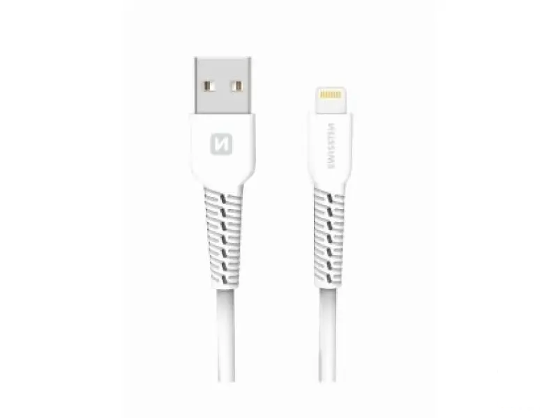 Swissten Data kabl USB/lightning bijeli 1,2m