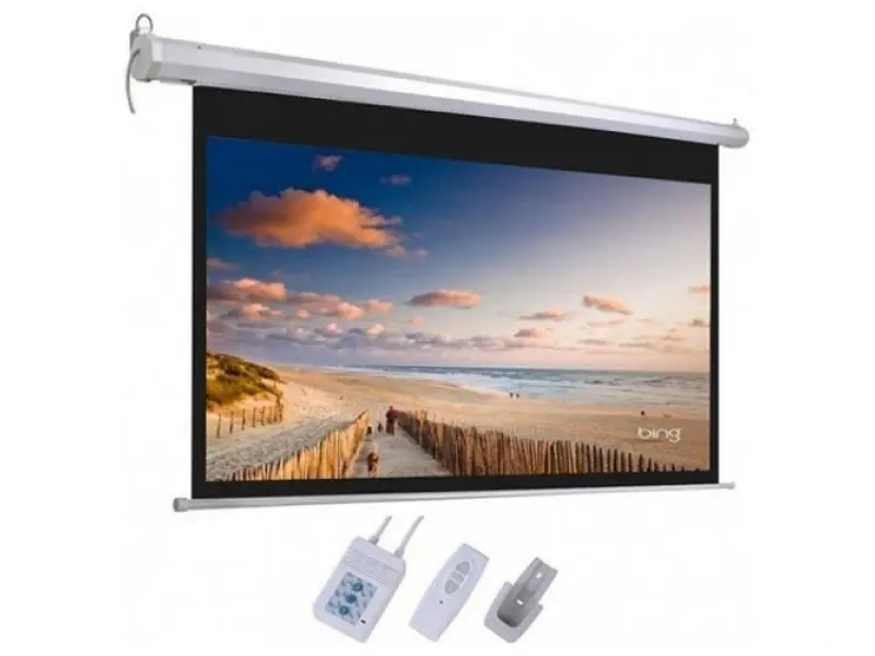 Lexin Platno za projektor LEXIN EH8484M zidno elektricno 1:1, 213X213CM,ZIDNO ELEKTRIČNO (SA DALJINSKIM UPRAVLJAČEM), MAT BELA