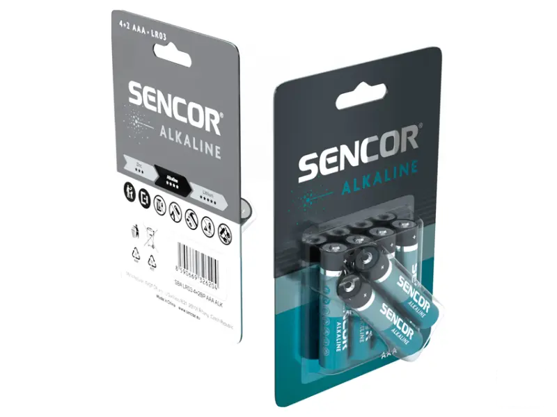 SENCOR SBA LR03 (4+2 kom) AAA alkalne baterije 