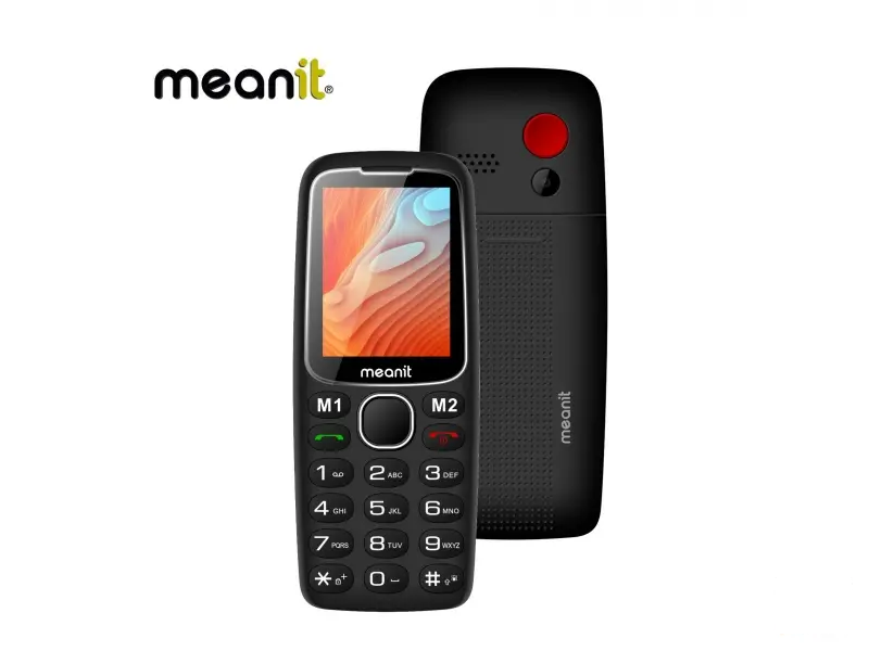 MeanIT MOBILNI TELEFON SENIOR 10 PLUS -CRNI