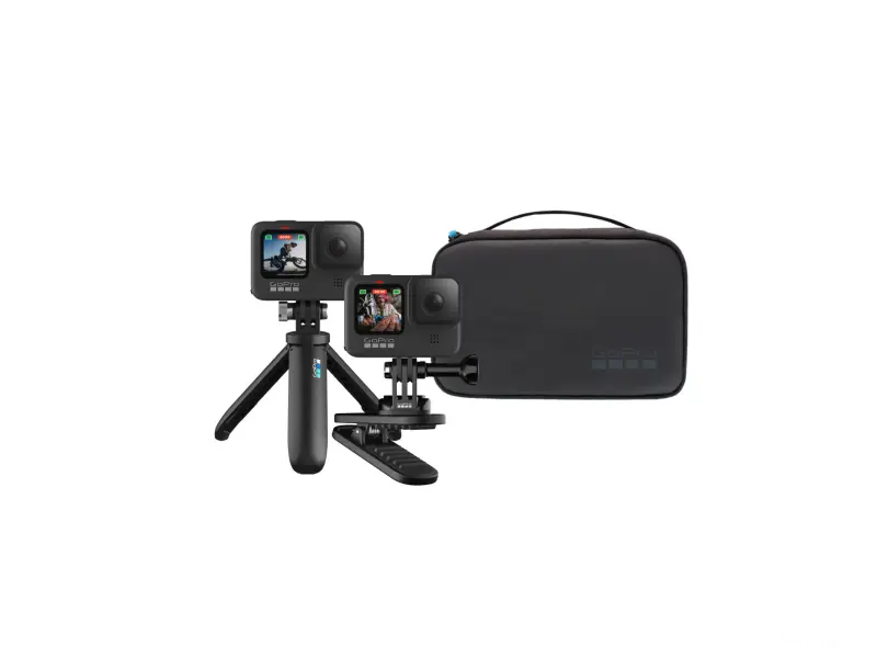 GoPro Travel Kit - Shorty + Magnetic Swivel Clip + Compact Case