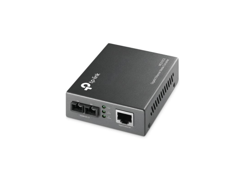 TP-Link Media konverter MC210CS Gigabit Ethernet 1000Mb/s Fiber single-mode konverter dometa do 15km (SC)