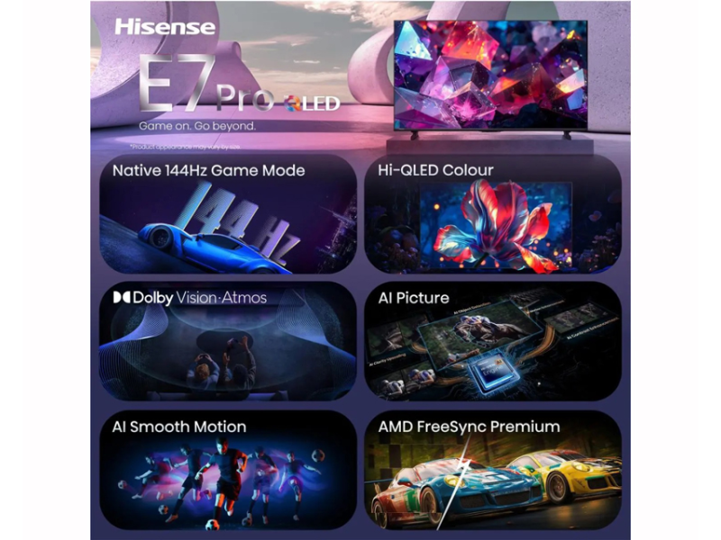 Hisense 65E7S PRO smart TV 65″