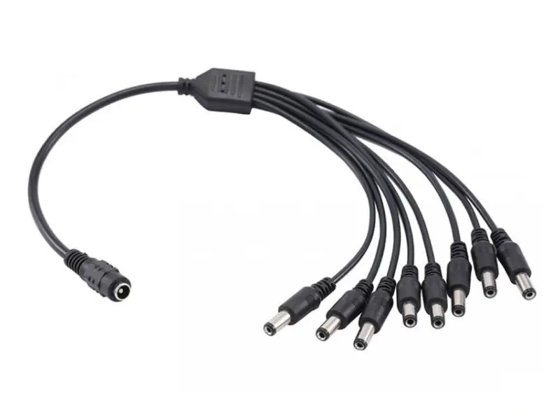 CERBERUS Konektor DC(M) 12V razdelnik 1-8 