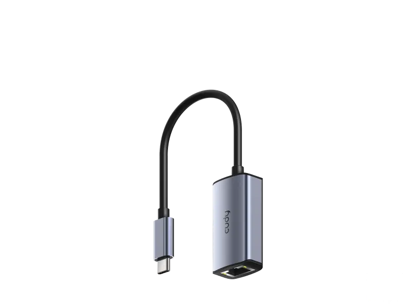 CUDY Mrezni adapter UE10C USB Type-C 3.0 - RJ45 Gigabit, Metal