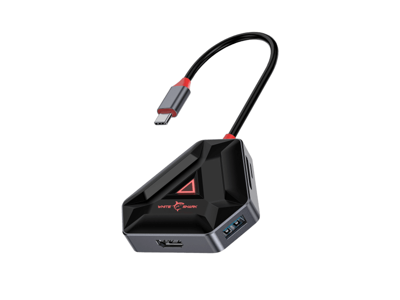 White Shark HEXAGON 6 u 1 USB-C HUB