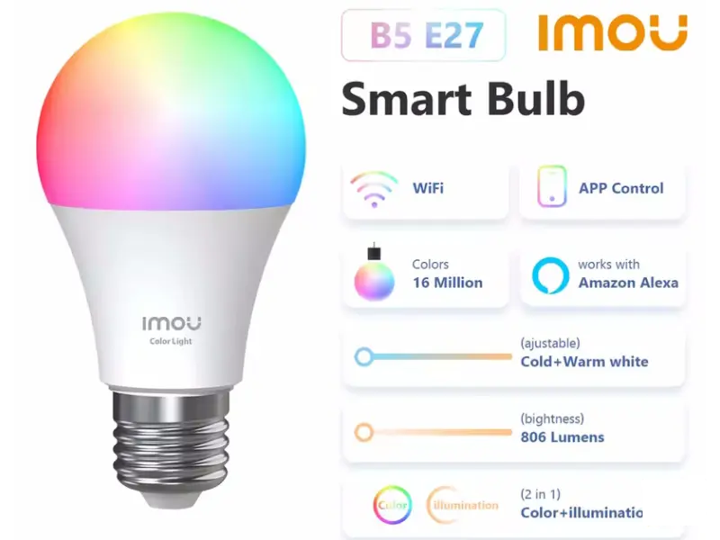 IMOU B5 pametna sijalica u boji CL1B-5-E27 