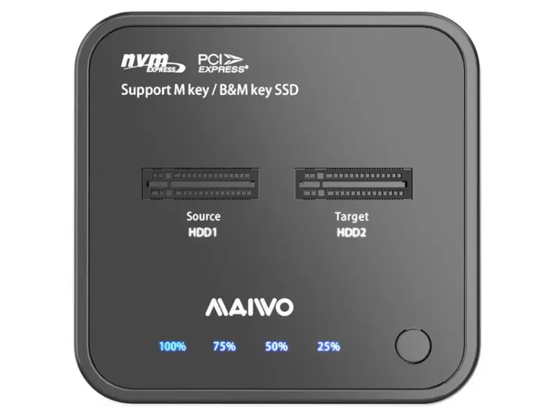 MAIWO Docking Station USB-C 3.2 na 2x M.2 NVMe Clone K3016P2 