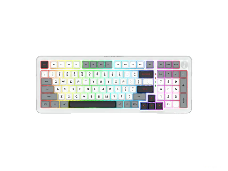 Redragon Tastatura Bragi Pro MK688 Wired&2.4G&BT White
