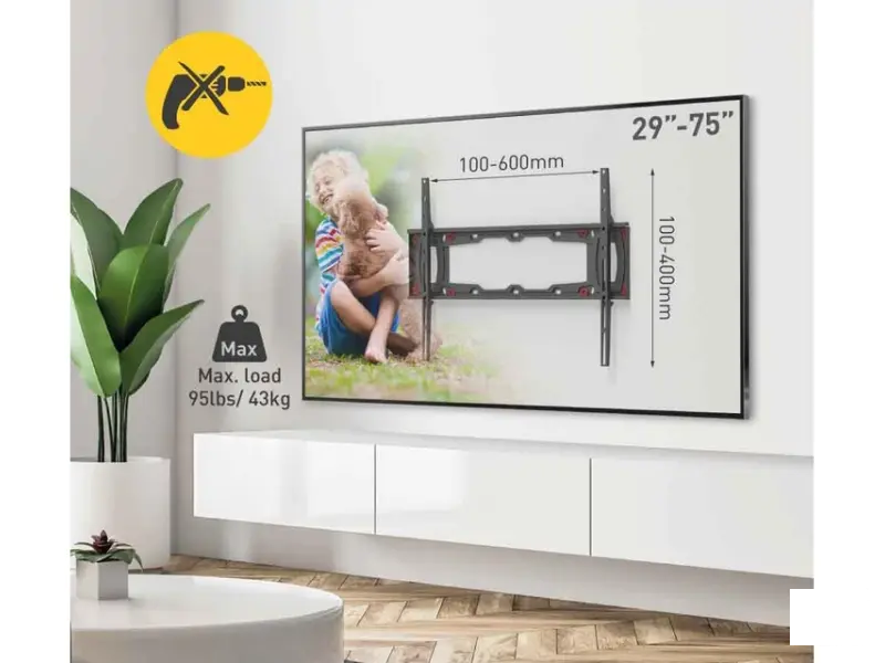 BARKAN ND400.B LCD TV zidni nosač za gipsane zidove od 29 do 75 inča 