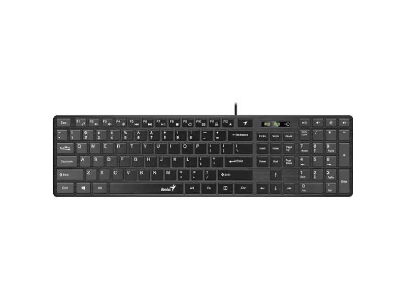 Genius 31310017400 SlimStar 126,  membranska tipke US