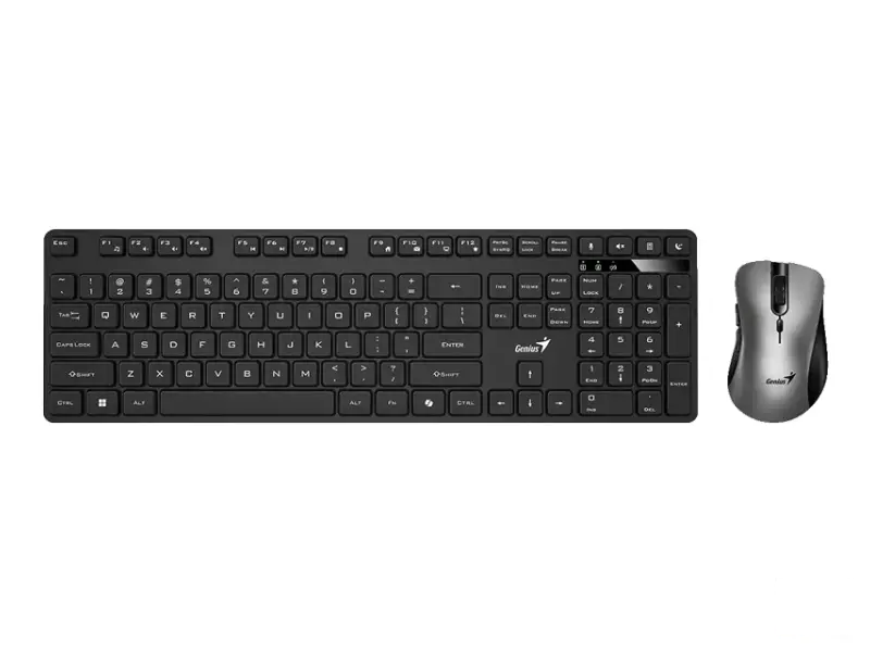 GENIUS KM-8216S Wireless USB US wireless crna tastatura i miš 