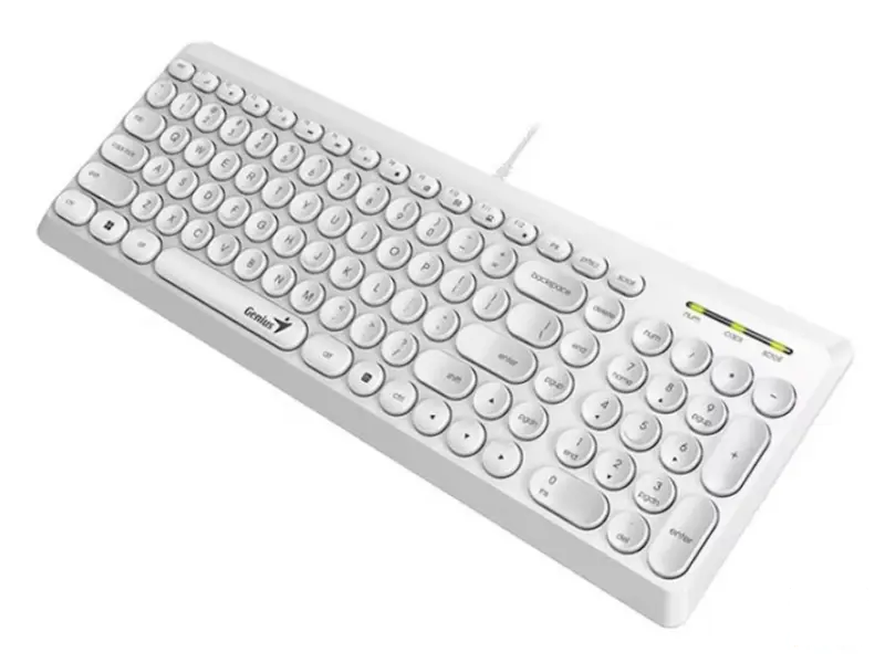 GENIUS Slimstar Q200 USB YU bela tastatura 