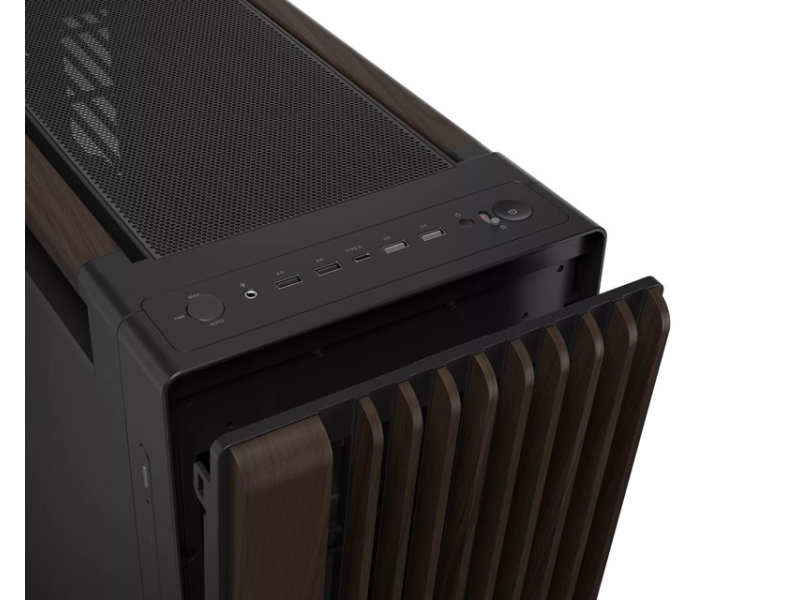 ASUS PROART PA602 WALNUT WOOD METAL PWM MODERN BLACK kućište crno