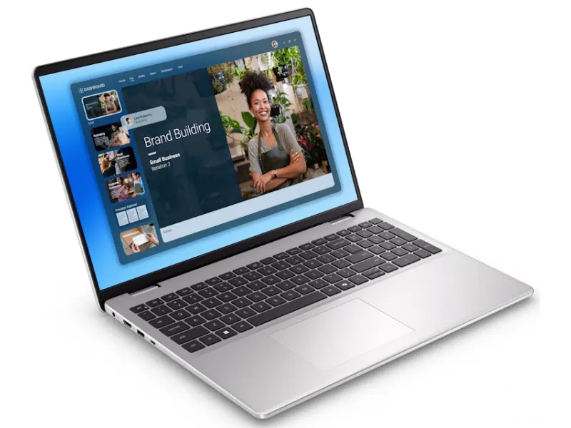 DELL 16 DC16251 16 inch FHD+ 300nits Core 7 150U 16GB 512GB SSD Backlit FP metalni silver laptop 