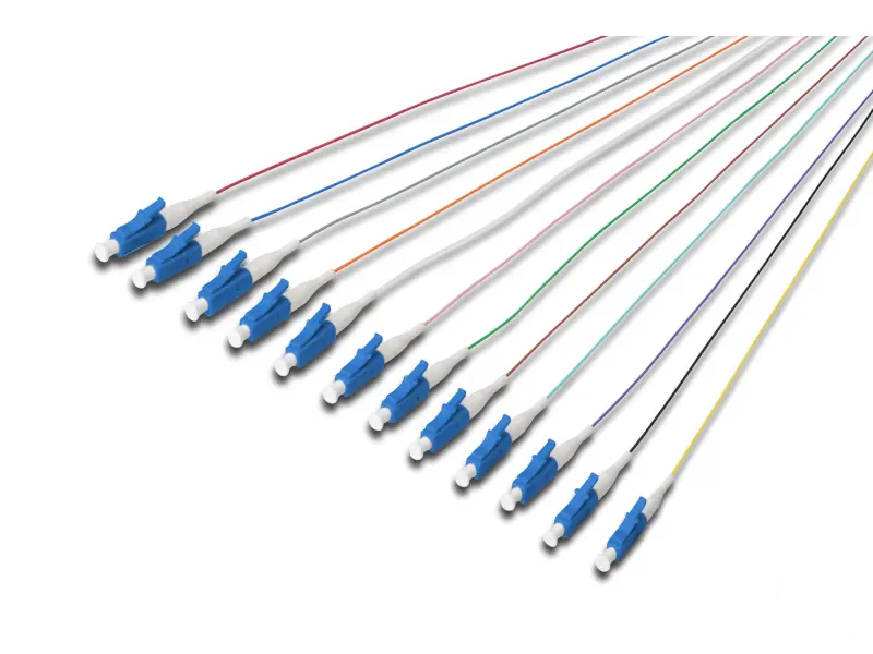 Digitus FO pigtail set, 12 pcs, singlemode, simplex, 3m, OM3, LC