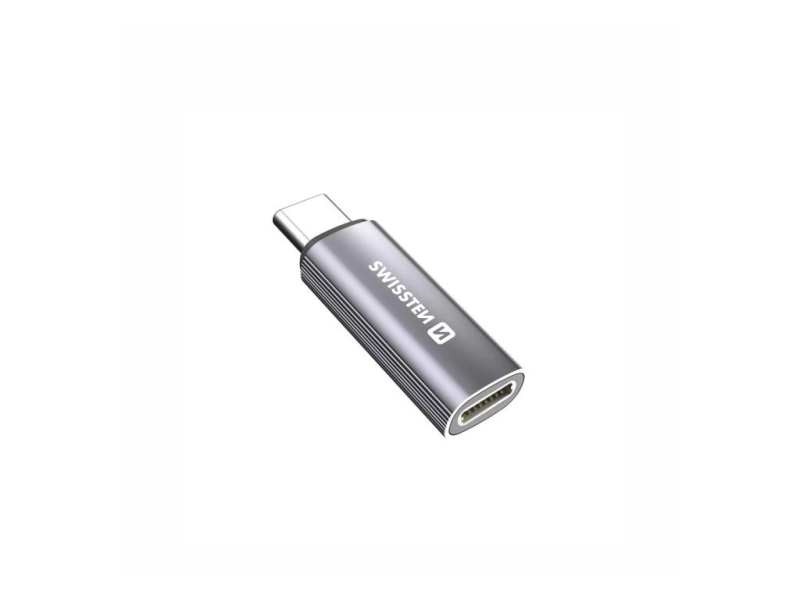 Swissten CHARGING ADAPTER USB-C (male) / LIGHTNING (female) SILVER
