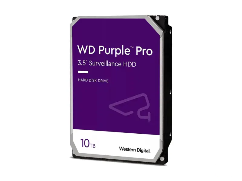WD PURPLE PRO Surveillance HDD 10TB SATA 6 Gb/s, 256 MB Cache, 3.5", 7200 rpm