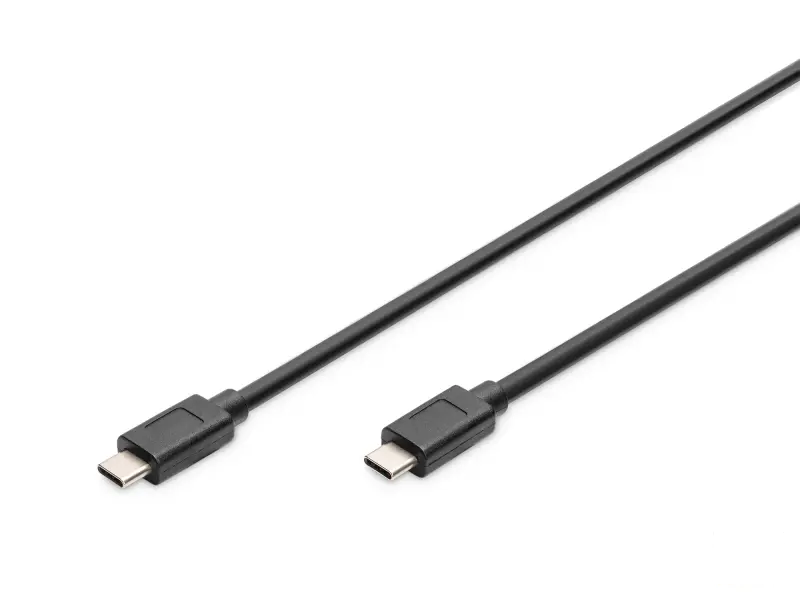 Digitus Kabl USB Type-C to Type-C, 20V/5A 100W, USB 3.2 10Gbps, 1m, crni