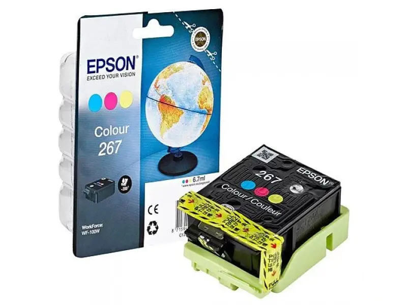 EPSON C13T26704010 Ink Jet Br. 267, Tri-colour, 6,7ml