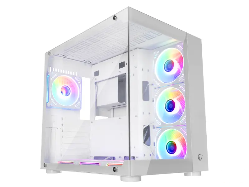 Rampage CASE ICEWAVE PRO White 7x120 ARGB