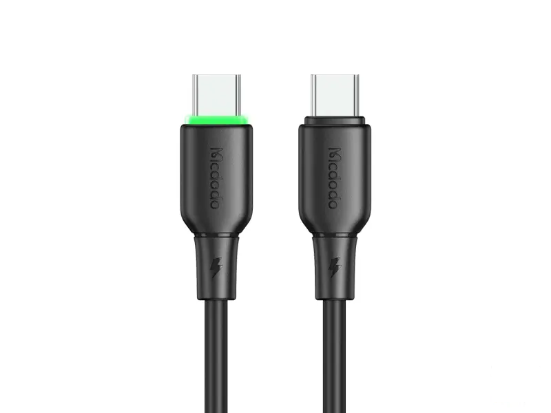 McDodo 65W Type-C/Type-C Data Cable with LED Light 1.2m