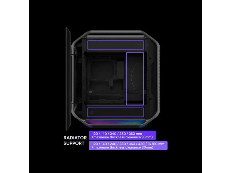 COOLER MASTER COSMOS Alpha Silver Gaming kućište (C700-KGNN-S00) sivo 
