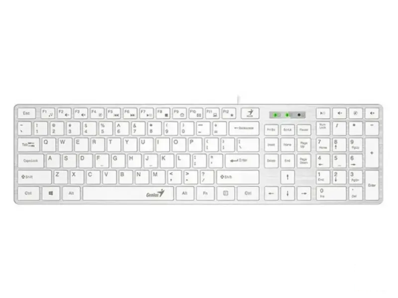 GENIUS SlimStar 126 USB YU bela tastatura 