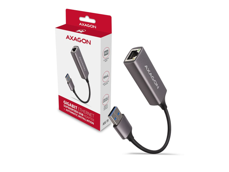 Adapter USB 3.2 na Gigabit Ethernet 10/100/1000 AXAGON
