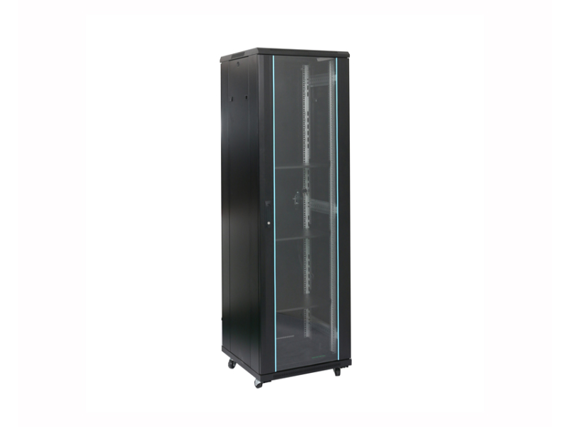 MAXPRO LINE Rack orman samostojeći, 27U, 600x600, perforirana vrata (pakovanje od 3 kutija)