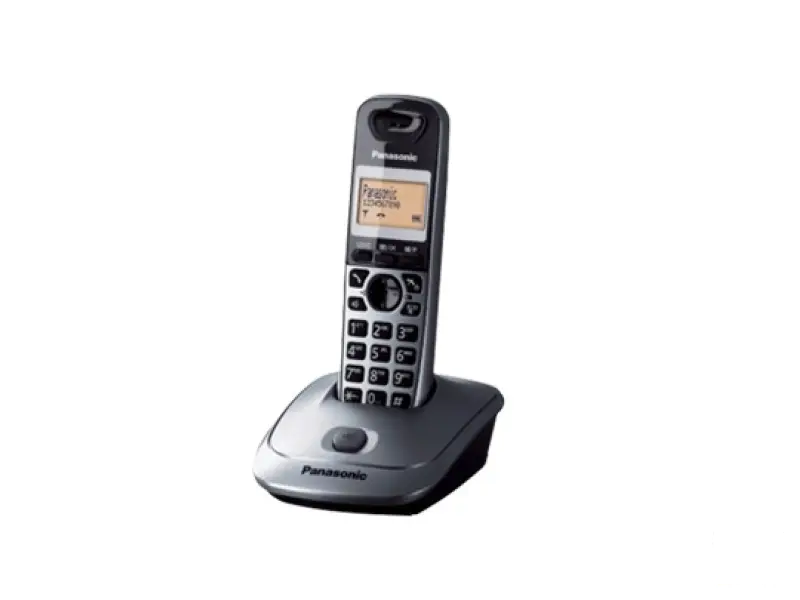 PANASONIC Fiksni telefon DECT KX-TG2511FXM metalik sivi