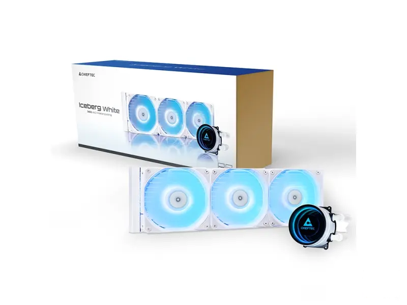 Chieftec CPU Cooler Iceberg White 360 ARGB (1851, 1700, 1200, AM5, AM4)