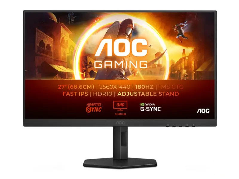 AOC QHD 27" Gaming IPS Q27G4XF,180Hz