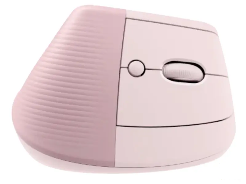 LOGITECH Lift Vertical Ergonomic Wireless miš roze 