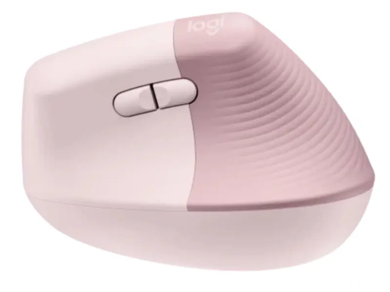 LOGITECH Lift Vertical Ergonomic Wireless miš roze 