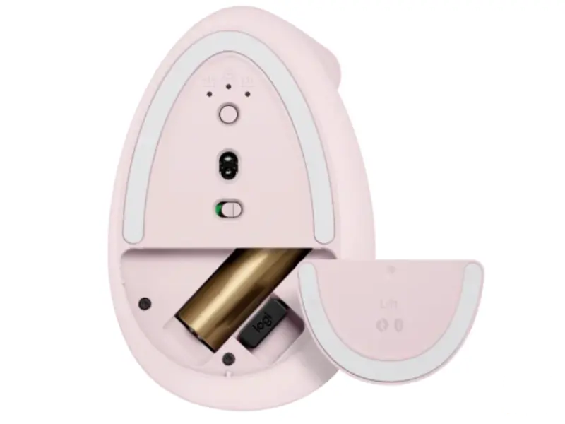 LOGITECH Lift Vertical Ergonomic Wireless miš roze 