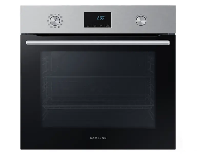 Samsung NV68A1170BS/OL ugradna rerna, kapacitet 68l, konvekcija, LED displej, piroliza, siva