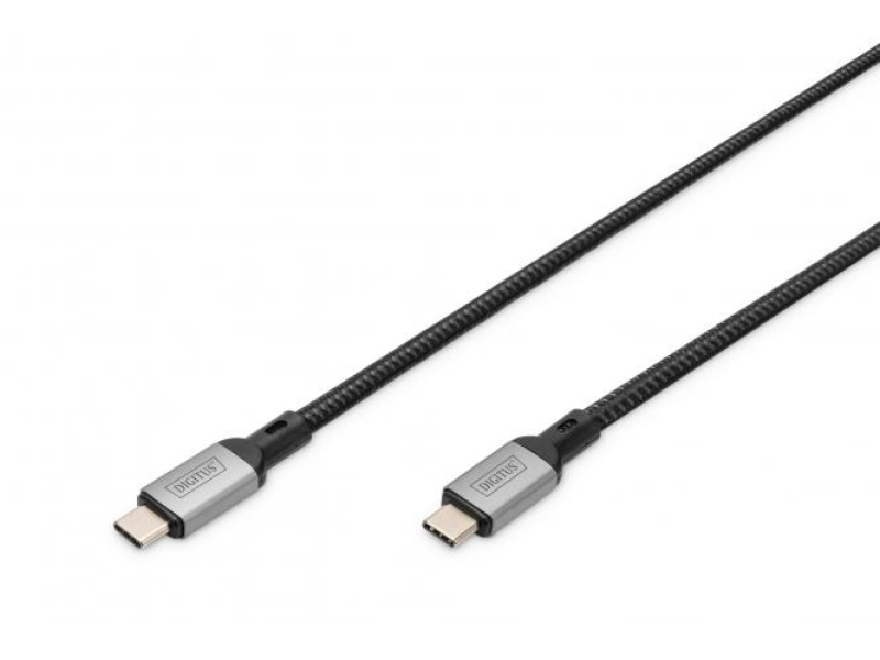 Digitus Kabl USB 4.0 Type-C to Type-C, 8K@30Hz, 4K@60Hz, PD3.0, 20Gbits/s, 3m