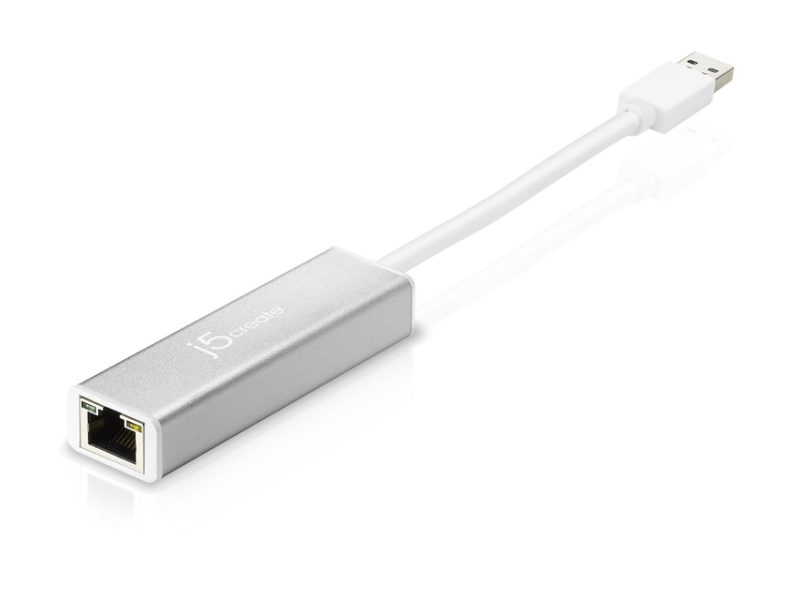 FAST ASIA Adapter USB 3.0 - Gigabit ethernet metal sivi