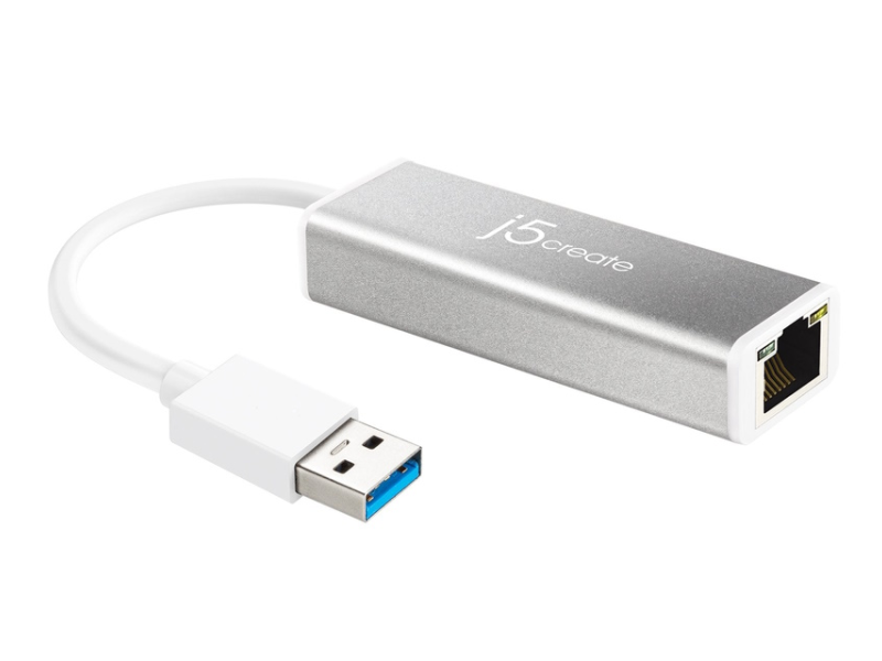FAST ASIA Adapter USB 3.0 - Gigabit ethernet metal sivi