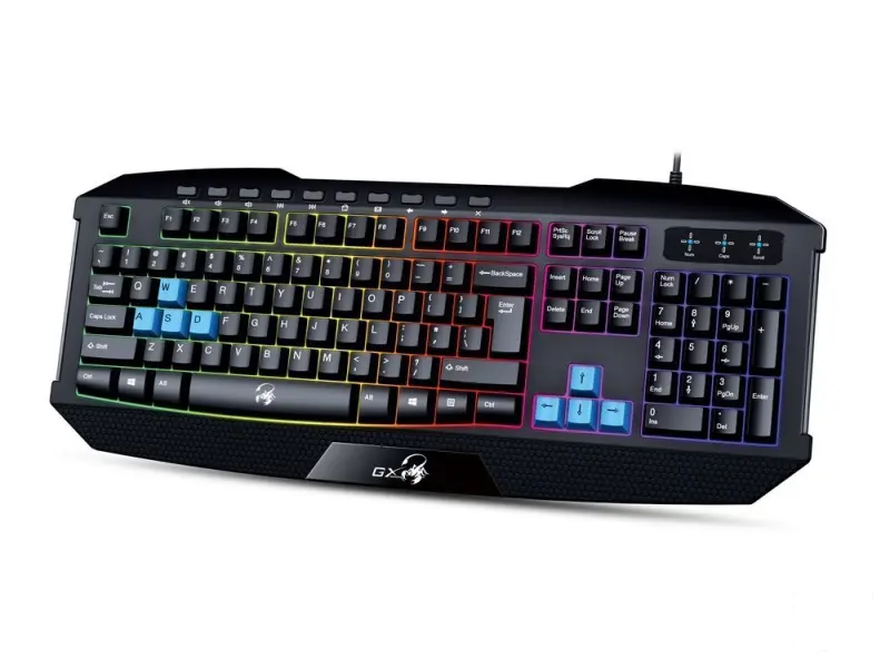 GENIUS K215 Scorpion Gaming USB US crna tastatura 