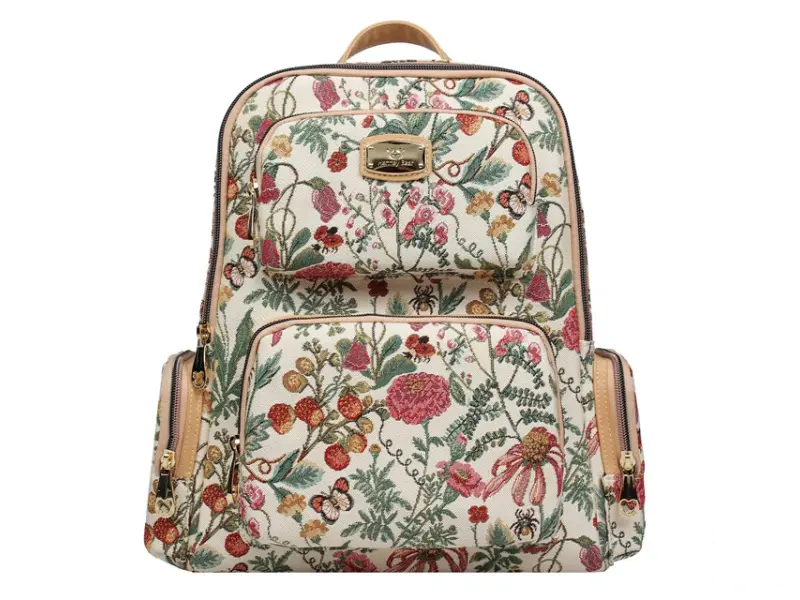 HENNEY BEAR H-1201 FLORAL SUMMER BEIGE Ranac 