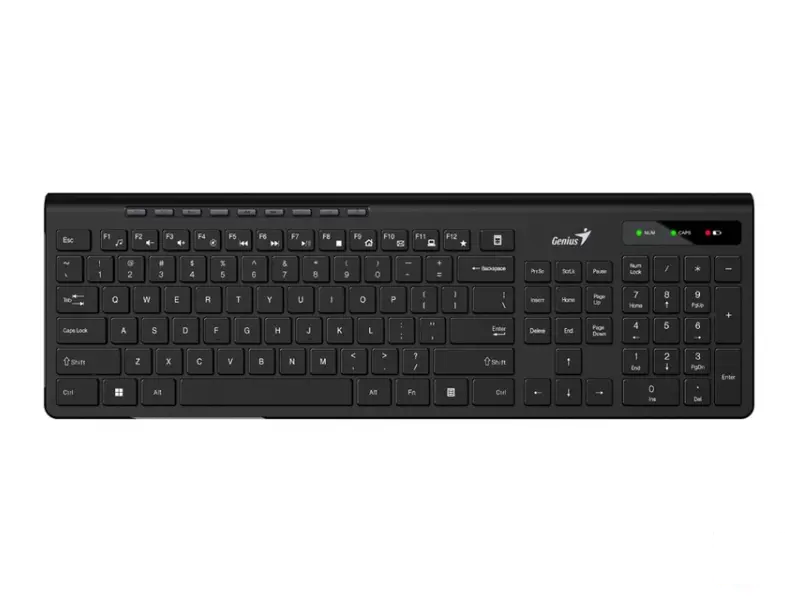 GENIUS SlimStar 7230 USB US wireless crna tastatura 