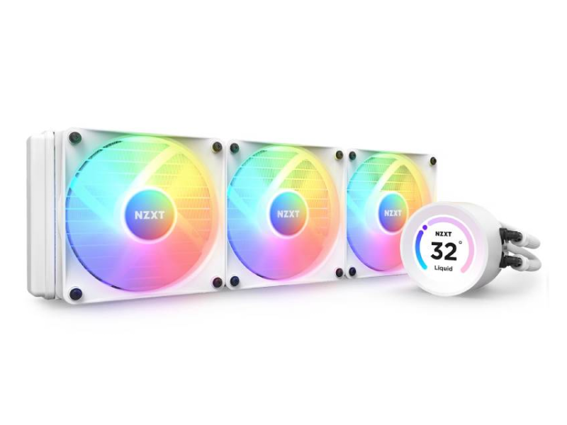 NZXT Kraken Elite 360 RGB vodeno hlađenje belo (RL-KR36E-W1)