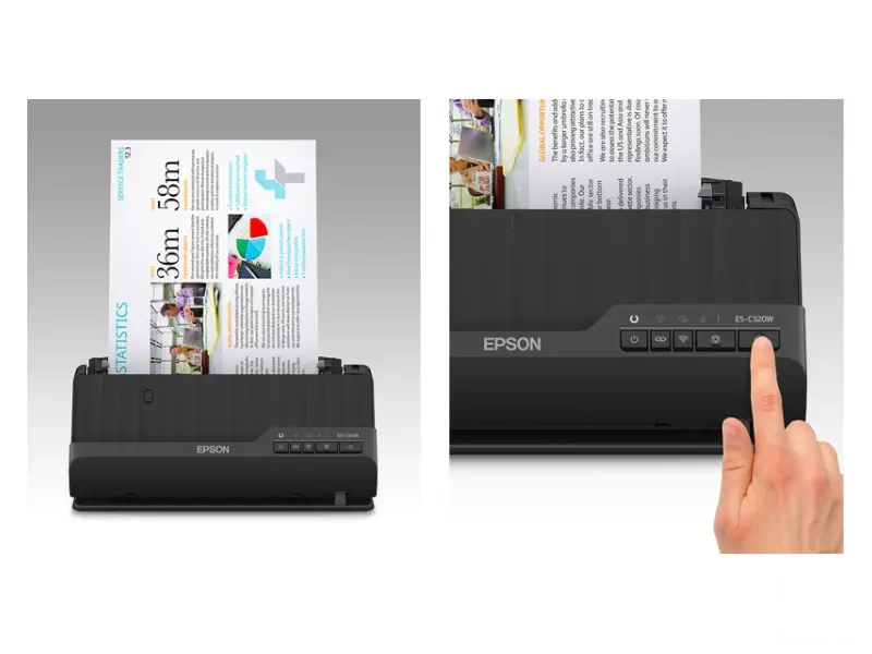 EPSON ES-C320W A4 Wi-Fi skener 