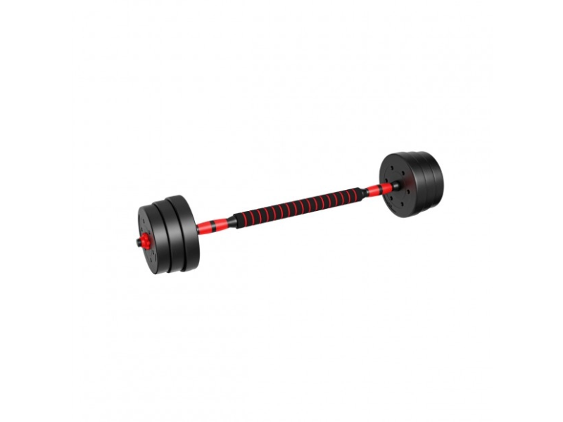 Athler AT-LION 20 set tegova (5 djelova) 20 kg, 4-in-1 funkcija: bučica, šipka, zvono, pokretna šipka, materijal: pjena.