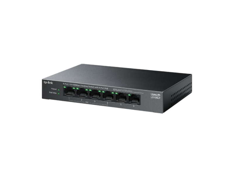 TP-LINK LS106LP 6-port 10/100mbps Desktop switch