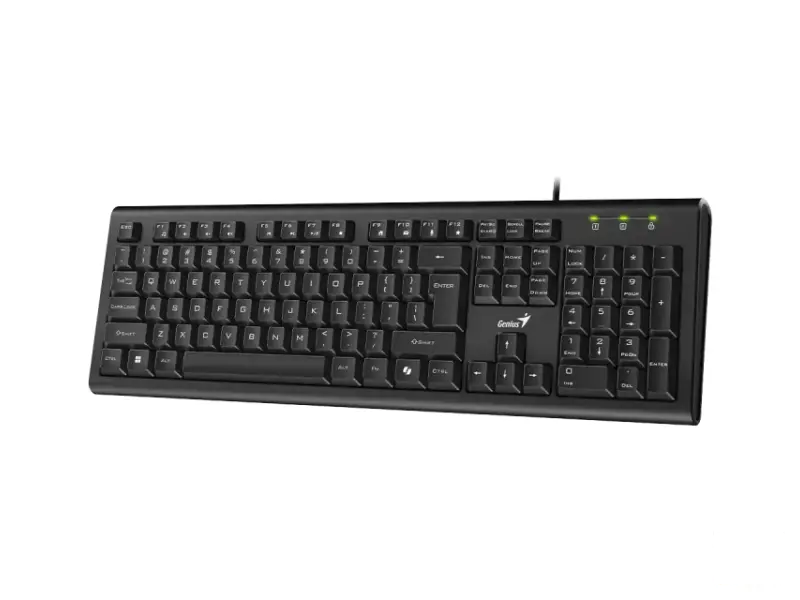 Genius 31300018405 KB-113 AI Copilot, br. tipki: 104, USB, YU, Crna