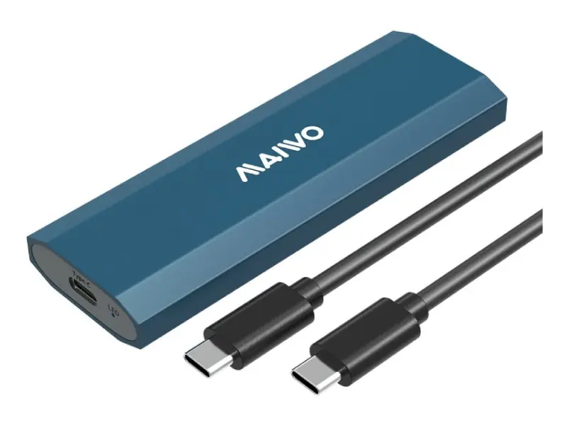 MAIWO Externo Kućište USB-C 3.1 na M.2 NVMe/SATA aluminium, K1690 