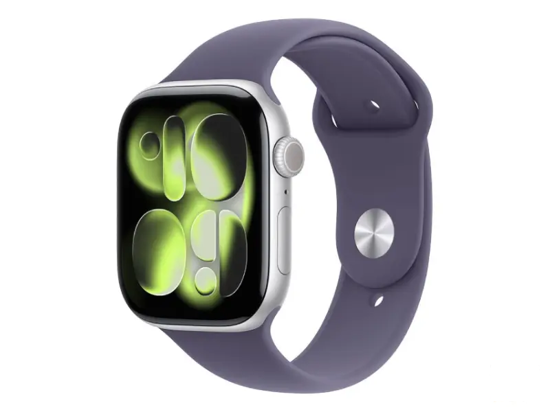 APPLE Watch S11 GPS 42mm Silver  Aluminium Case with Purple Fog Sport Band - S/M (meu64rk/a) 